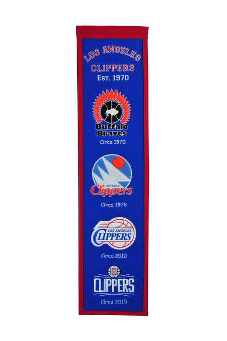 Los Angeles Clippers NBA Basketball Heritage Banner - for just $34.99! 