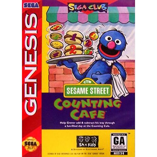 Sesame Street Counting Cafe (Sega Genesis) - Premium Video Games - Just $0! Shop now at Retro Gaming of Denver
