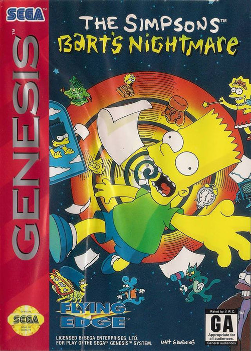 The Simpsons Bart's Nightmare (Sega Genesis) - for just $0! 
