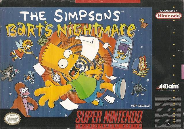 The Simpsons Bart's Nightmare (Super Nintendo) - for just $0! 