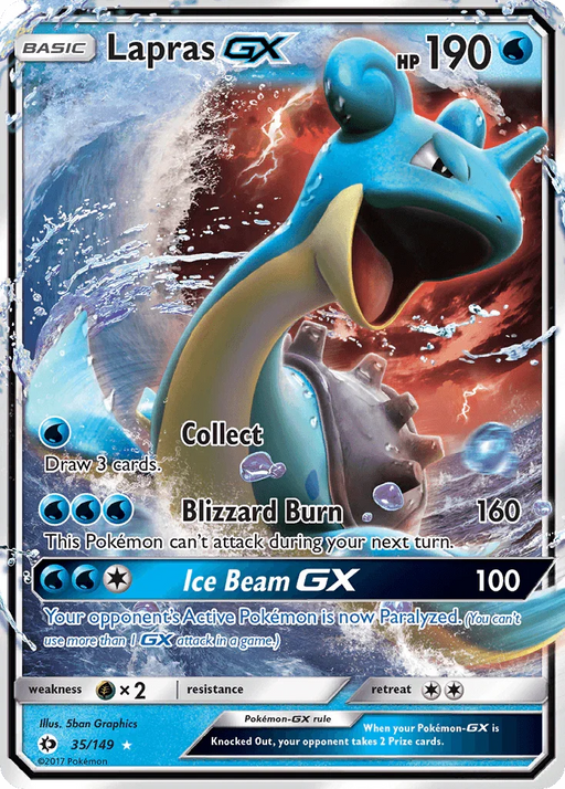 Lapras GX (35/149) [Sun & Moon: Base Set] - for just $1.90! 