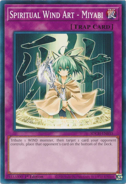 Spiritual Wind Art - Miyabi [SDCH-EN033] Common - for just $0.10! 