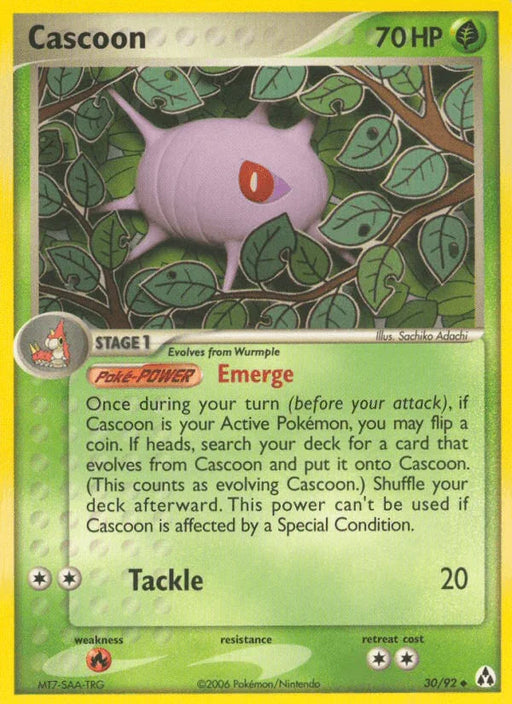 Cascoon (30/92) [EX: Legend Maker] - for just $0.50! 