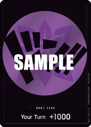 DON!! Card (Purple) - One Piece Promotion Cards Foil - for just $24.93! 