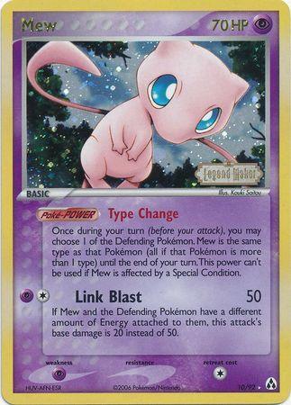 Mew (10/92) (Stamped) [EX: Legend Maker] - for just $77.35! 