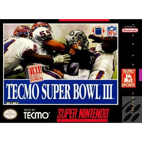 Tecmo Super Bowl III (Super Nintendo) - Premium Video Games - Just $0! Shop now at Retro Gaming of Denver