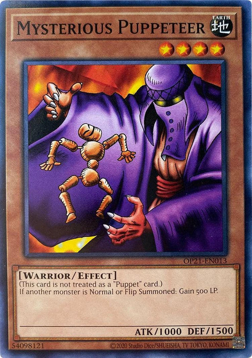 Mysterious Puppeteer [OP21-EN013] Common - for just $0.10! 