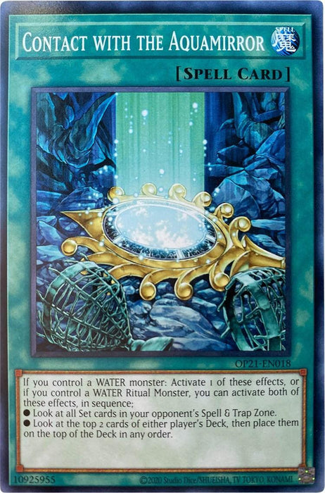 Contact with the Aquamirror [OP21-EN018] Common - for just $0.10! 