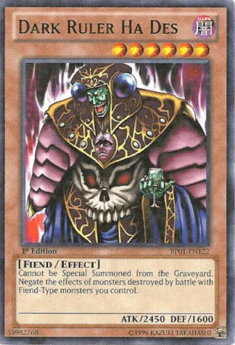 Dark Ruler Ha Des [BP01-EN122] Starfoil Rare - for just $0.30! 
