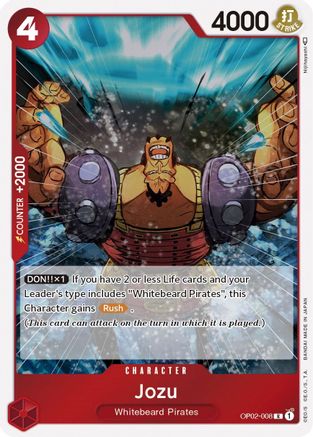 Jozu (OP02-008) - Paramount War Foil - for just $0.23! 