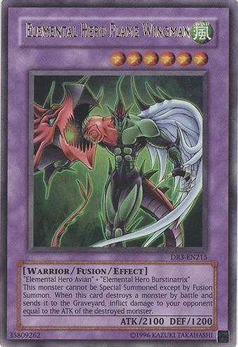 Elemental Hero Flame Wingman [DR3-EN215] Ultra Rare - for just $16.95! 