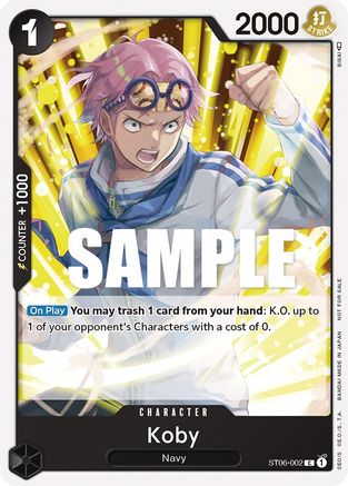 Koby (Promotion Pack 2023) (ST06-002) - One Piece Promotion Cards - for just $0.33! 