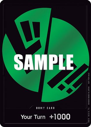 DON!! Card (Green) - One Piece Promotion Cards Foil - for just $54.15! 