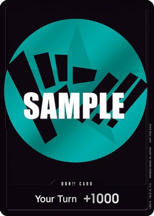 DON!! Card (Teal) - One Piece Promotion Cards Foil - for just $27.80! 