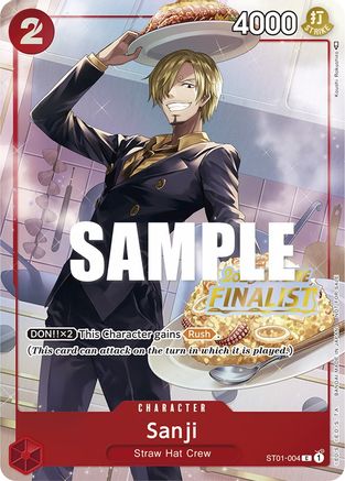 Sanji (Offline Regional 2023) [Finalist] (ST01-004) - One Piece Promotion Cards Foil - for just $37.75! 