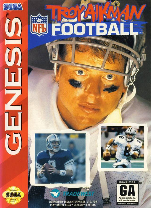 Troy Aikman NFL Football (Sega Genesis) - for just $0! 