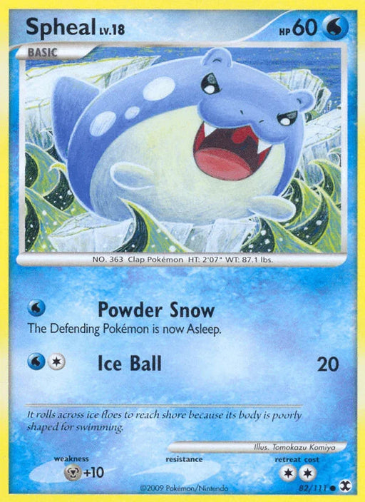 Spheal (82/111) [Platinum: Rising Rivals] - for just $1.65! 