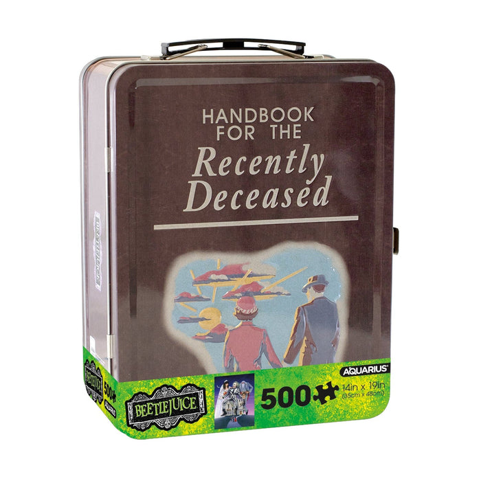 Aquarius Puzzles: Beetlejuice 500 Piece Jigsaw Puzzle & Fun Box Set - for just $24.99! 