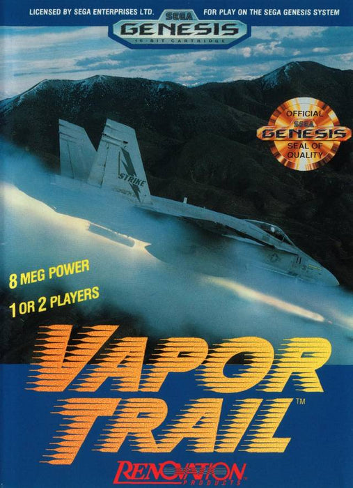 Vapor Trail: Hyper Offence Formation (Sega Genesis) - for just $0! 