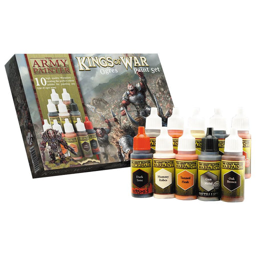 Army Painter Warpaints: Kings of War Ogres Paint Set (10) - Premium Miniatures - Just $32.50! Shop now at Retro Gaming of Denver