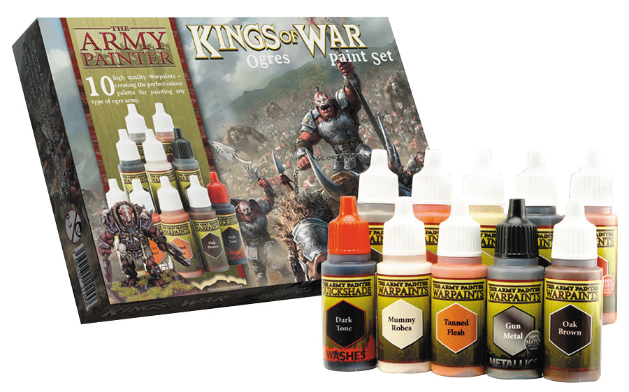 Army Painter Warpaints: Kings of War Ogres Paint Set (10) - for just $32.50! 