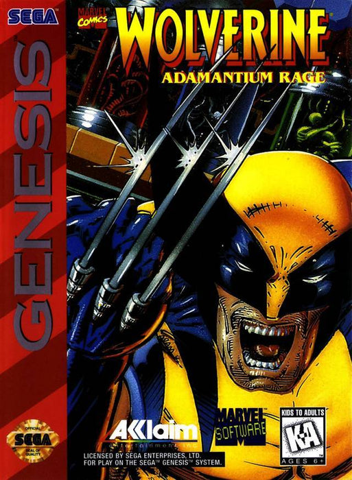 Wolverine Adamantium Rage (Sega Genesis) - for just $0! 