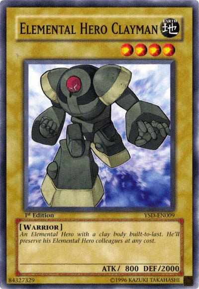 Elemental Hero Clayman [YSD-EN009] Common - for just $0.25! 