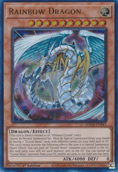 Rainbow Dragon [SDCB-EN041] Ultra Rare - for just $0.10! 