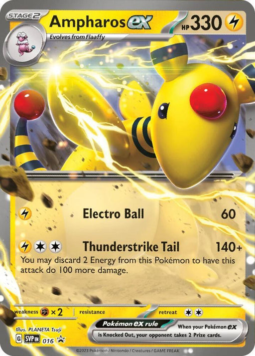 Ampharos ex (016) [Scarlet & Violet: Black Star Promos] - for just $1.90! 