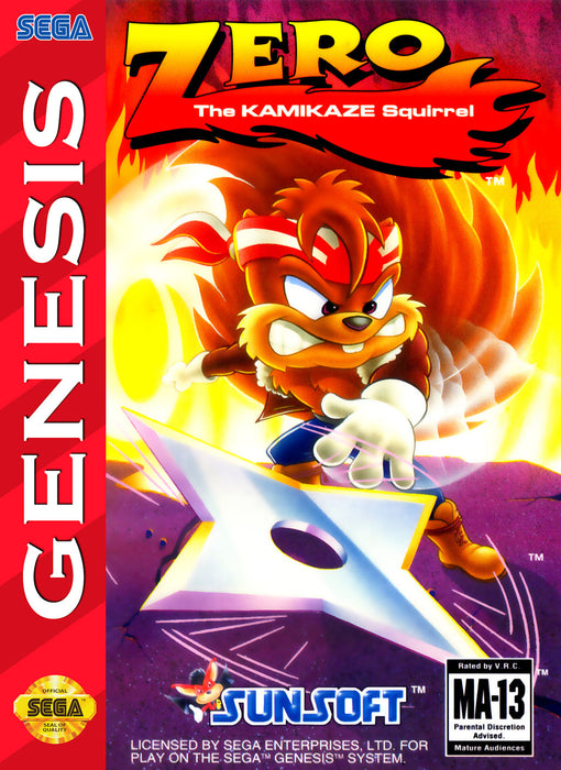 Zero the Kamikaze Squirrel (Sega Genesis) - for just $0! 