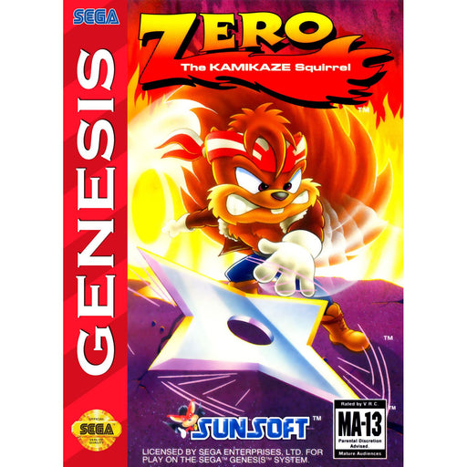 Zero the Kamikaze Squirrel (Sega Genesis) - Just $0! Shop now at Retro Gaming of Denver