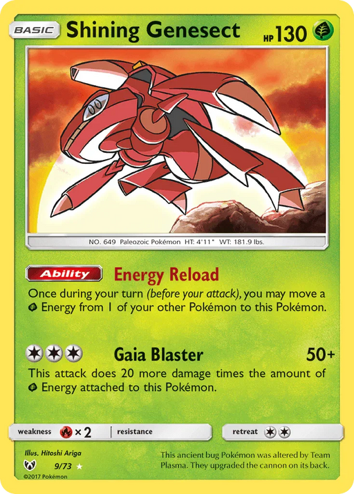 Shining Genesect (9/73) [Sun & Moon: Shining Legends] - for just $5.25! 