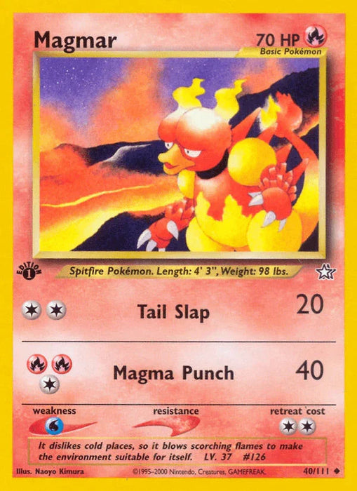 Magmar (40/111) [Neo Genesis 1st Edition] - for just $0.75! 