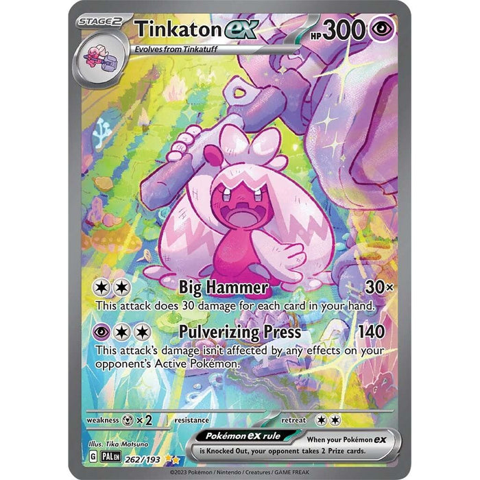 Tinkaton ex (262/193) [Scarlet & Violet: Paldea Evolved] - Just $8.55! Shop now at Retro Gaming of Denver