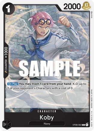 Koby (ST06-002) - Starter Deck 6: Absolute Justice - for just $0.13! 