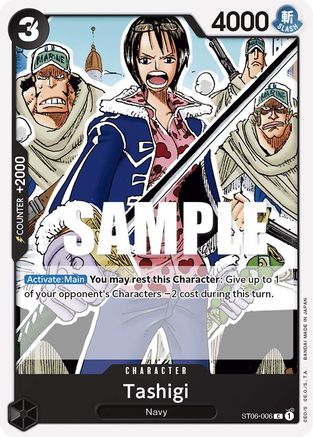 Tashigi (ST06-006) - Starter Deck 6: Absolute Justice - for just $0.35! 