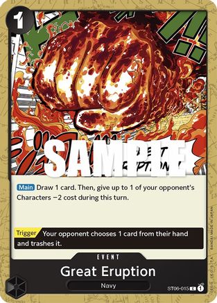 Great Eruption (ST06-015) - Starter Deck 6: Absolute Justice - for just $2.40! 