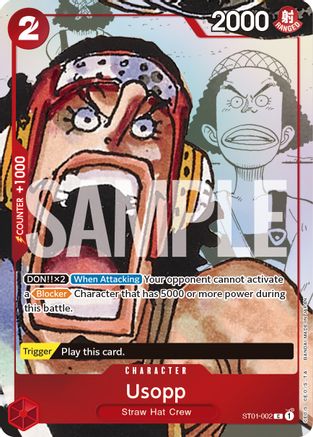 Usopp - ST01-002 (Alternate Art) (ST01-002) - One Piece Promotion Cards Foil - for just $11.53! 