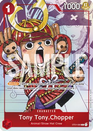 Tony Tony.Chopper - ST01-006 (Alternate Art) (ST01-006) - One Piece Promotion Cards Foil - for just $75.38! 