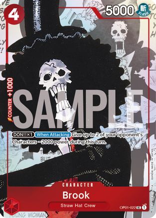 Brook - OP01-022 (Alternate Art) (OP01-022) - One Piece Promotion Cards Foil - for just $13.58! 