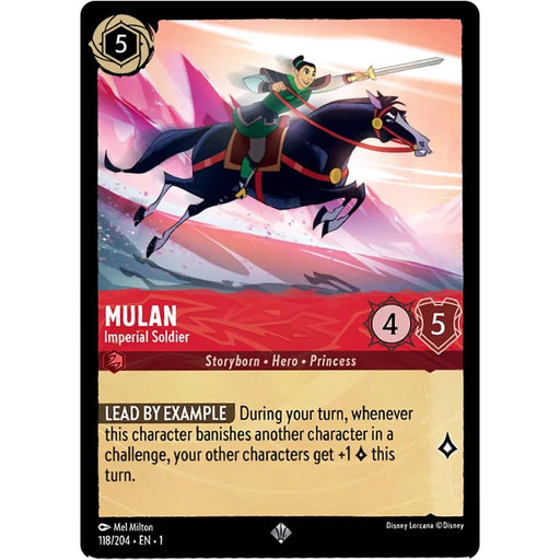 Mulan - Imperial Soldier (118/204) [The First Chapter] - Just $0.10! Shop now at Retro Gaming of Denver