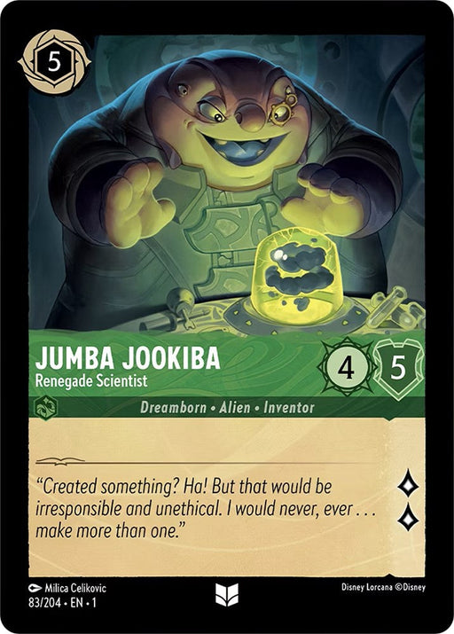 Jumba Jookiba - Renegade Scientist (83/204) - The First Chapter - for just $0.03! 