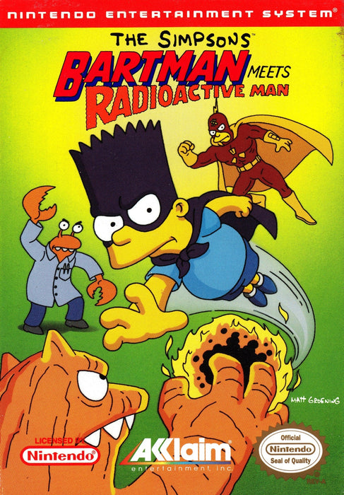 The Simpsons Bart Meets Radioactive Man (Nintendo NES) - for just $15.99! 