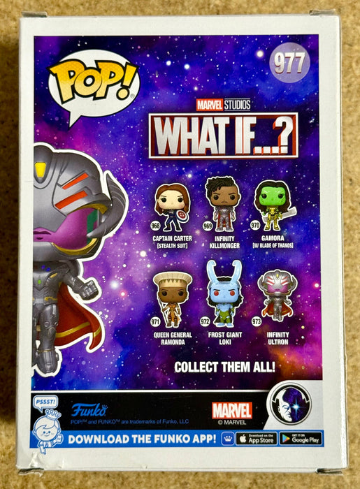 Funko Pop! Marvel Metallic Infinity Ultron #977 What If? 2021 Exclusive - for just $10! 
