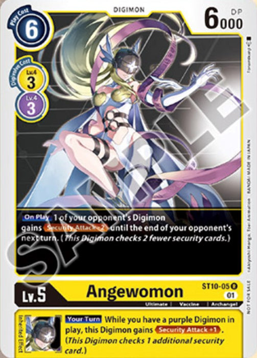 Angewomon [ST10-05] (Tamer Goods Set Angewomon & LadyDevimon) [Starter Deck: Parallel World Tactician Promos] - Just $1.40! Shop now at Retro Gaming of Denver