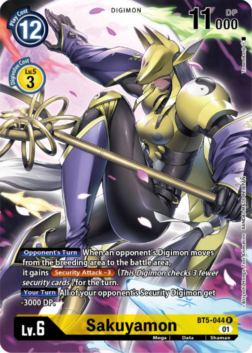 Sakuyamon [BT5-044] (Digimon Card Game Deck Box Set) [Battle of Omni Promos] - Just $2.40! Shop now at Retro Gaming of Denver