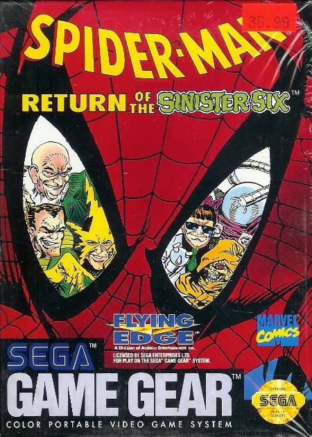 Spider-Man: Return of the Sinister Six (Sega Game Gear) - for just $0! 