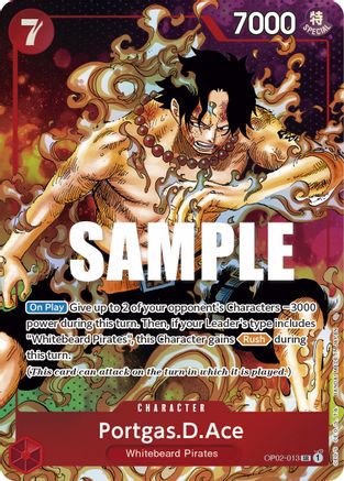 Portgas.D.Ace (Parallel) (OP02-013) - Paramount War Foil - for just $28.88! 