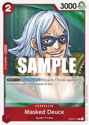 Masked Deuce (OP02-017) - Paramount War Foil - for just $0.08! 