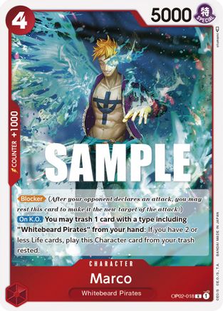 Marco (OP02-018) - Paramount War Foil - for just $0.10! 